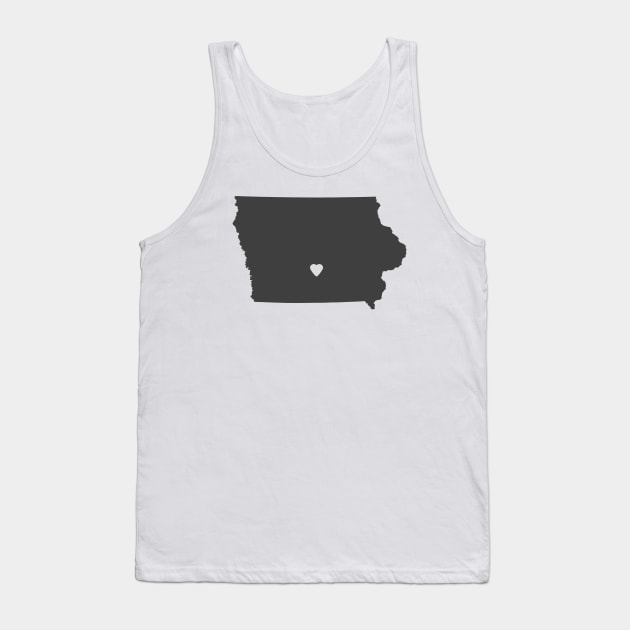 Iowa Love Tank Top by juniperandspruce